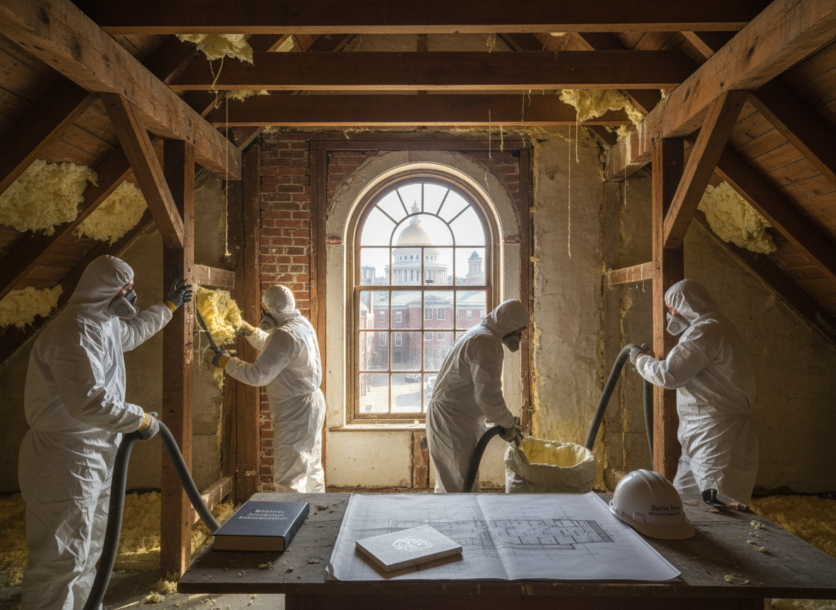 Local Considerations When Removing Spray Foam from Historic Boston Buildings