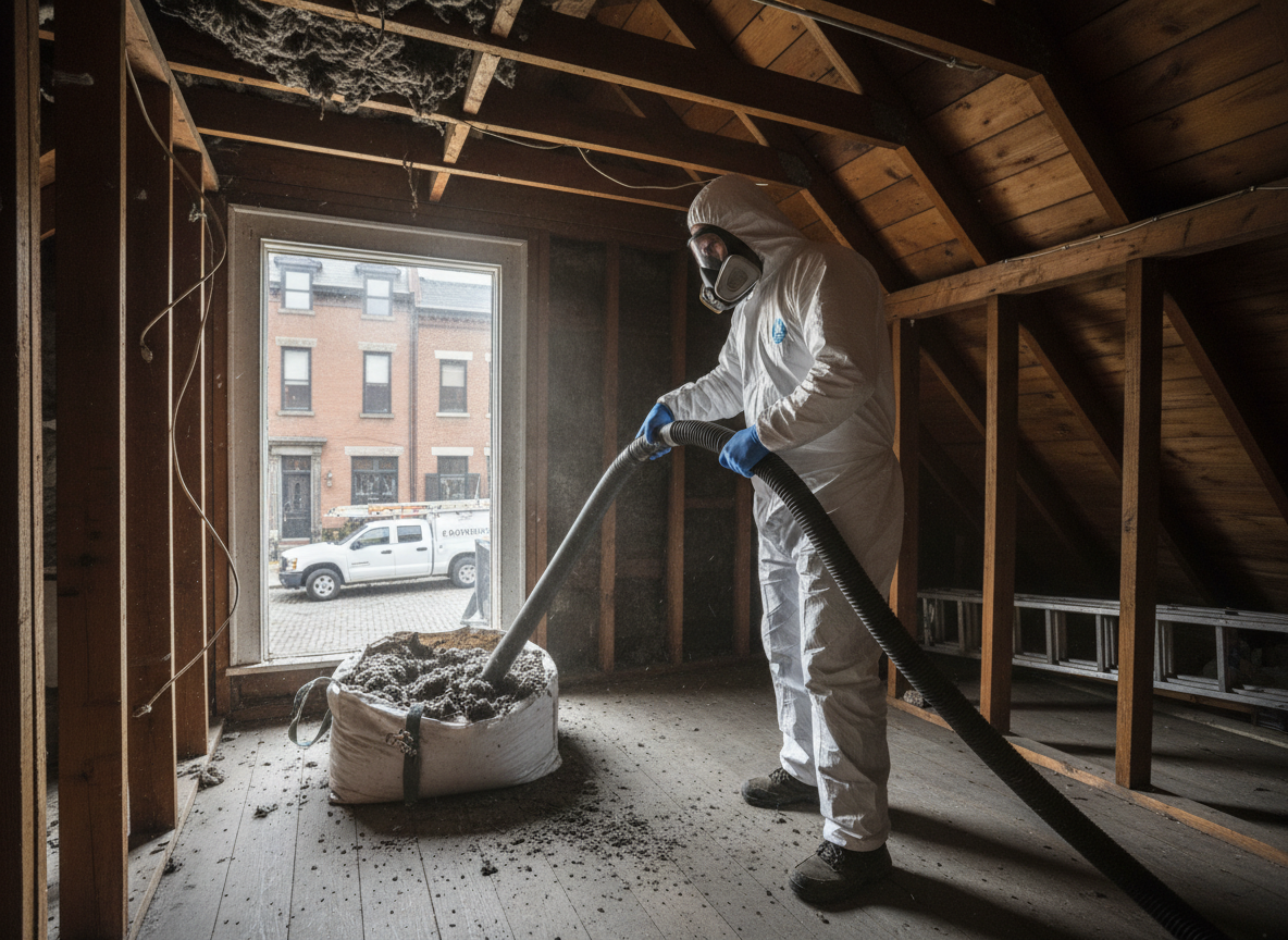 insulation removal service in Boston