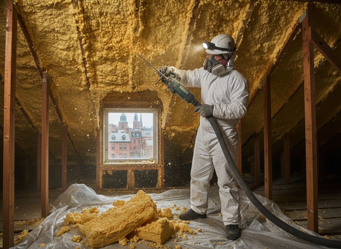 Spray Foam Removal in Swineshead, Lincolnshire PE20 3